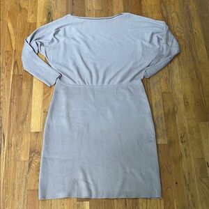 The Limited Long Sleeve Beige Sweater Dress